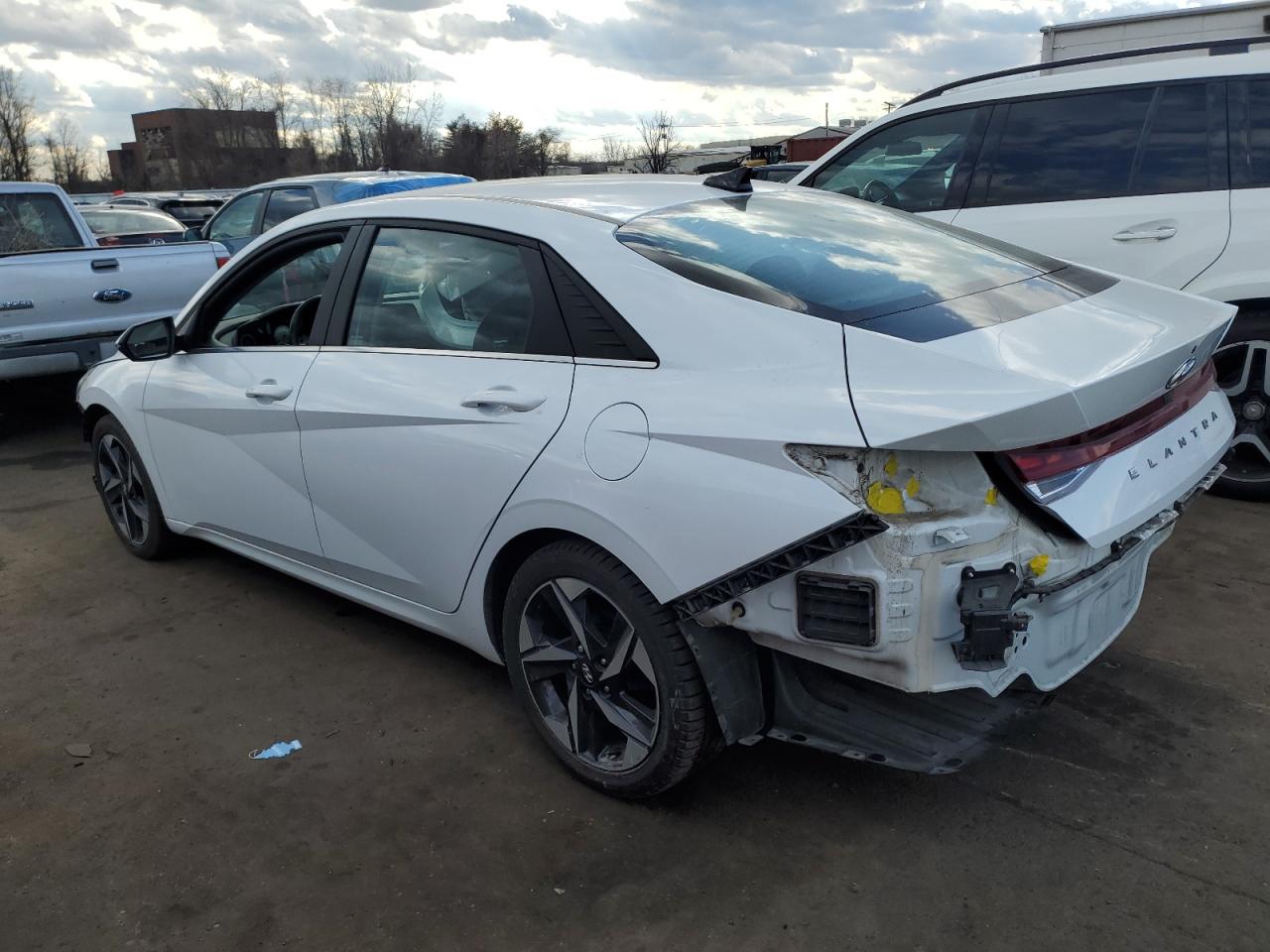 2021 Hyundai Elantra VIN 5NPLN4AGXMH026938 Copart auction photo, all over damage thumbnail 2