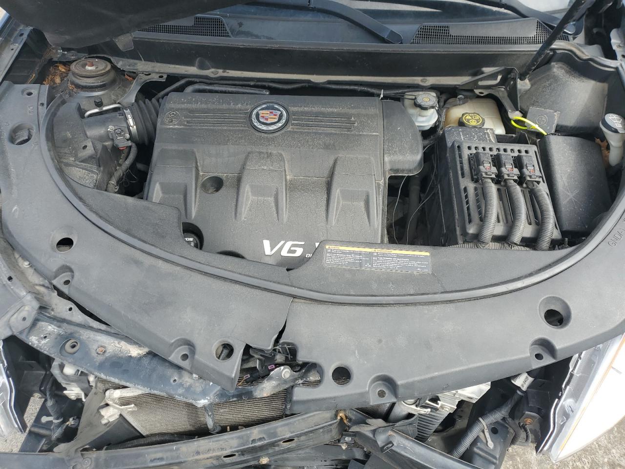 2012 Cadillac SRX VIN 3GYFNAE30CS638079 Copart auction photo, front end damage thumbnail 13