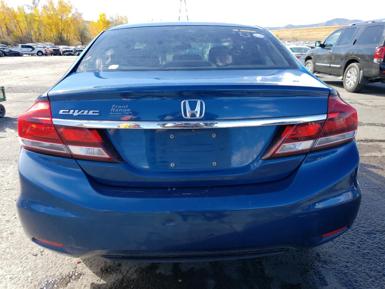 2014 Honda Civic VIN 19XFB2F51EE075016 Copart auction photo, front end / hail damage thumbnail 6