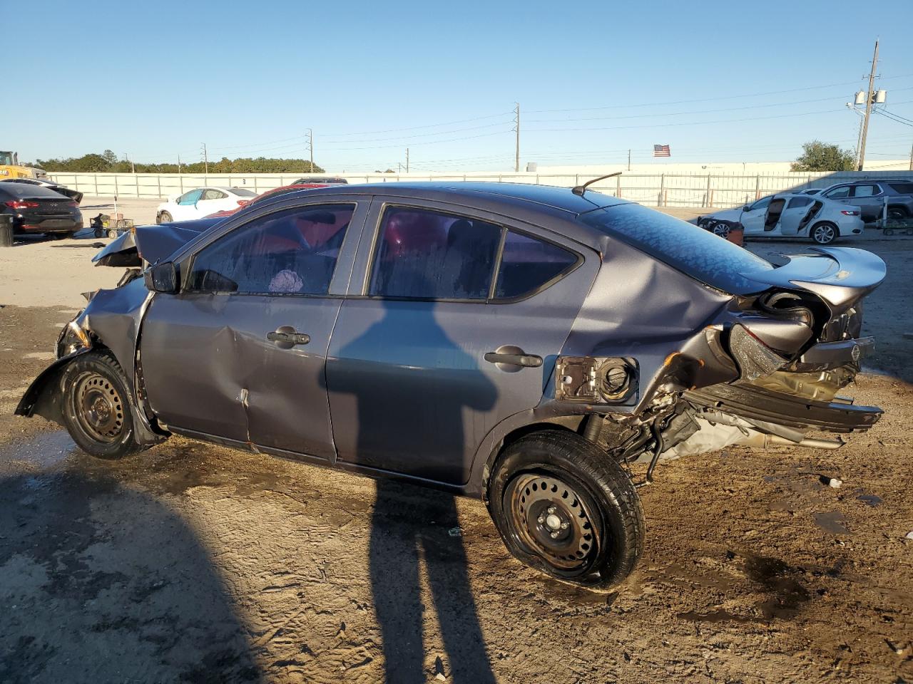 2017 Nissan Versa VIN 3N1CN7AP6HL807563 Copart auction photo, all over damage thumbnail 2