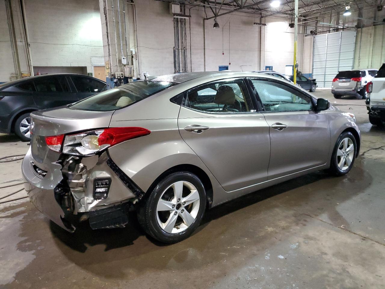 2013 Hyundai Elantra VIN 5NPDH4AE7DH322090 Copart auction photo, rear end damage thumbnail 3
