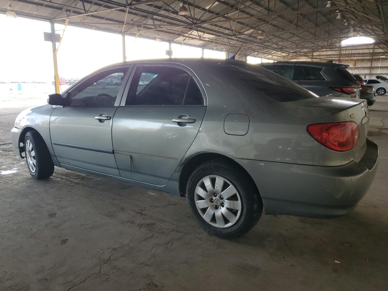 2004 Toyota Corolla VIN 1NXBR32E94Z337737 Copart auction photo, front end / side damage thumbnail 2