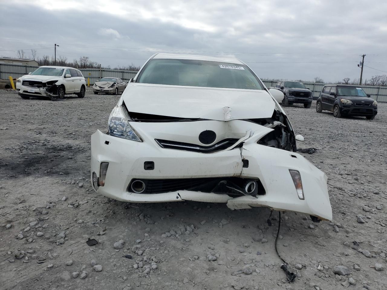 2014 Toyota Prius VIN JTDZN3EU1E3317667 Copart auction photo, front end damage thumbnail 5