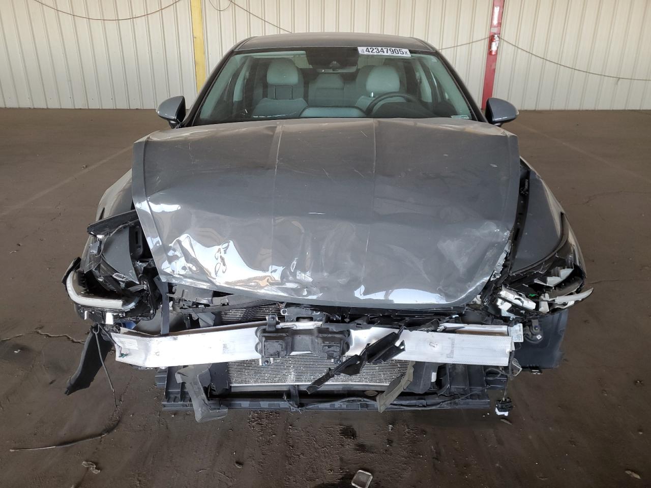 2020 Hyundai Sonata VIN 5NPEF4JA5LH015006 Copart auction photo, front end / minor dent/scratches damage thumbnail 5