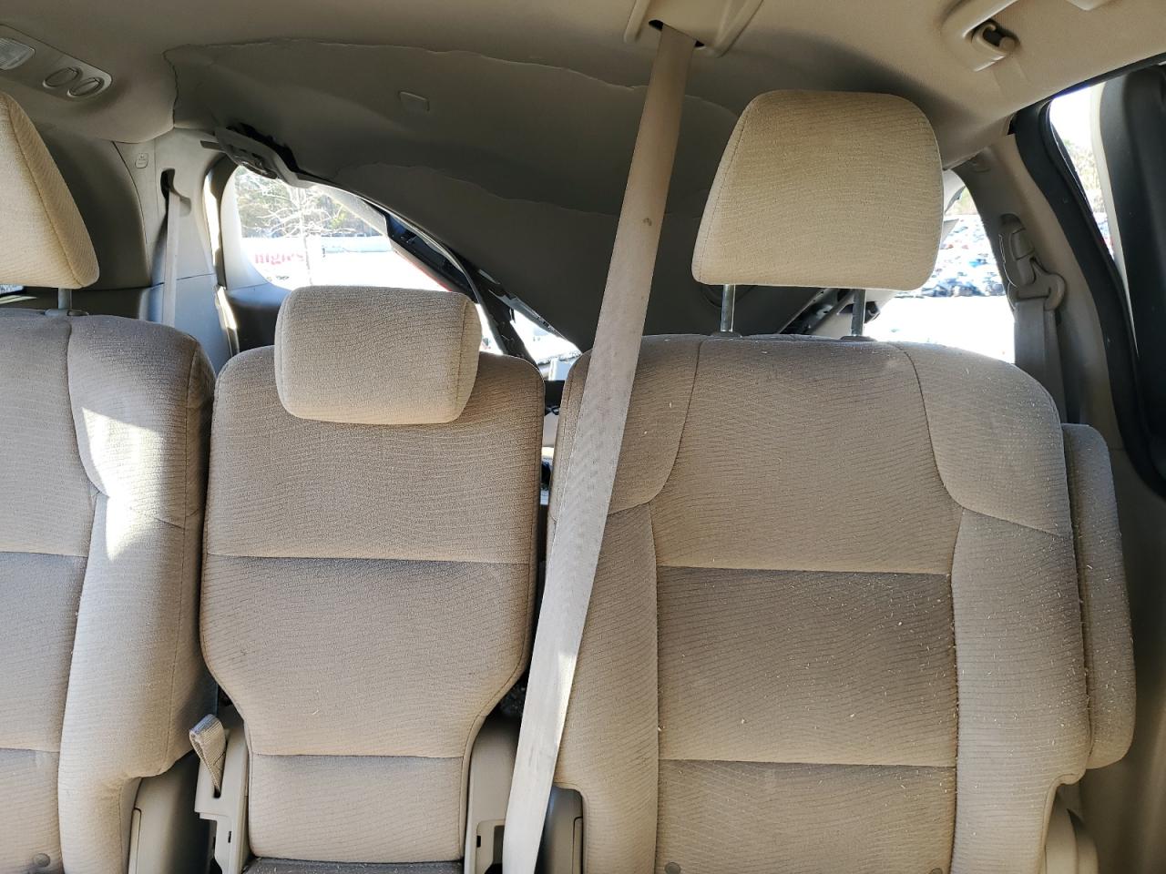2011 Honda Odyssey VIN 5FNRL5H46BB087992 Copart auction photo, top/roof / rear end damage thumbnail 10