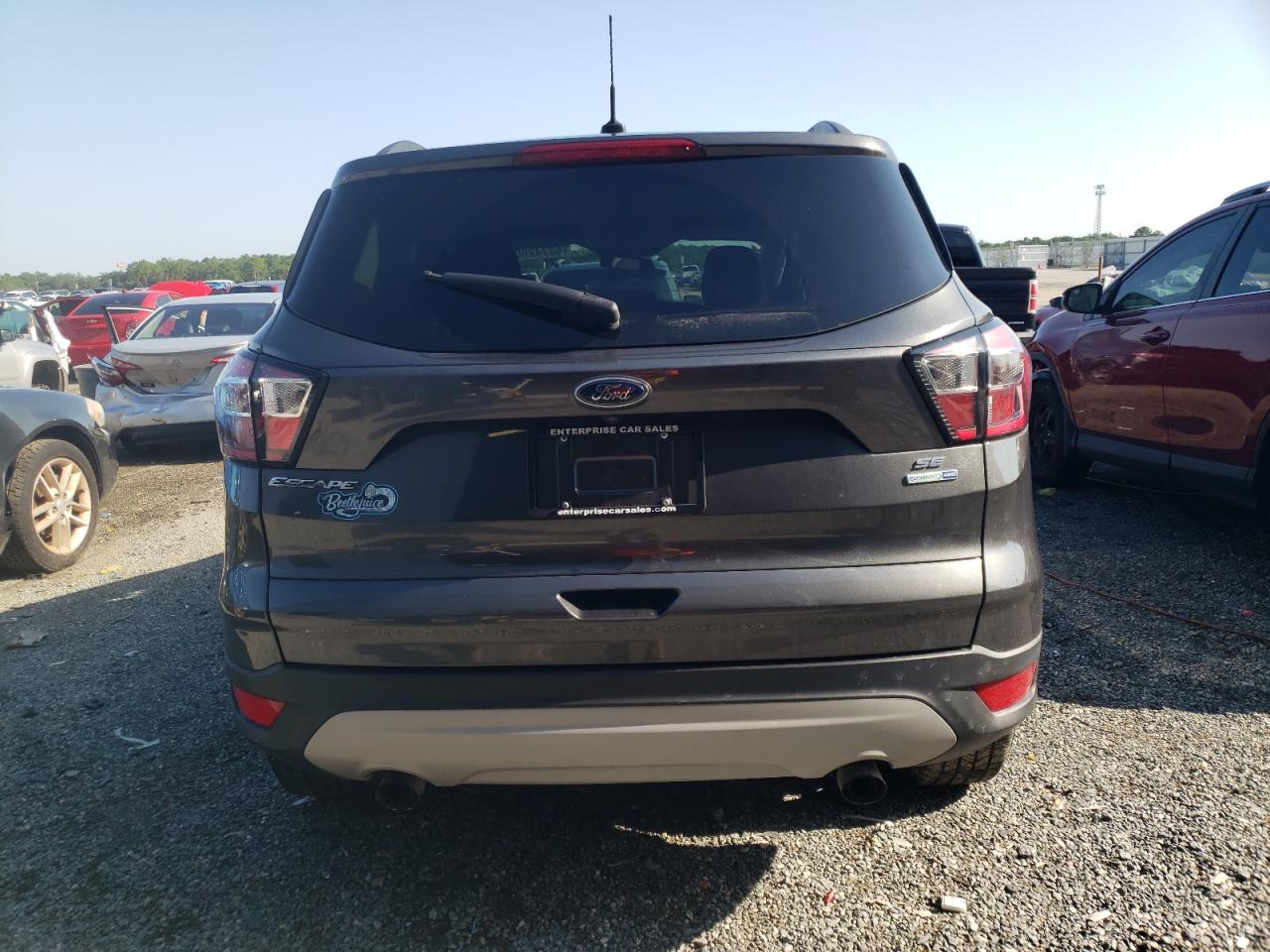 2018 Ford Escape VIN 1FMCU9GD2JUC49419 Copart auction photo, side damage thumbnail 6