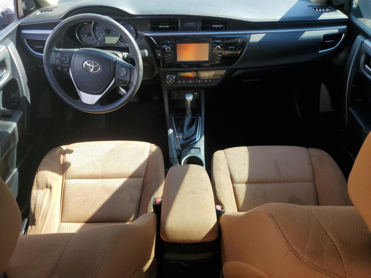2014 Toyota Corolla VIN 5YFBPRHE3EP051949 Copart auction photo, front end / side damage thumbnail 8