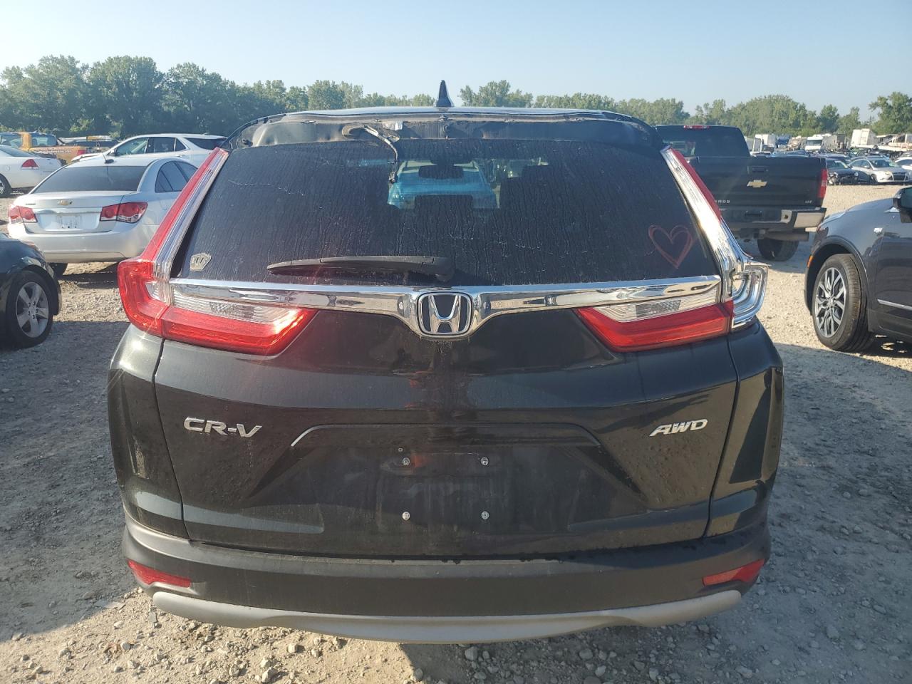 2017 Honda CR-V VIN 5J6RW2H8XHL068421 Copart auction photo, all over damage thumbnail 6