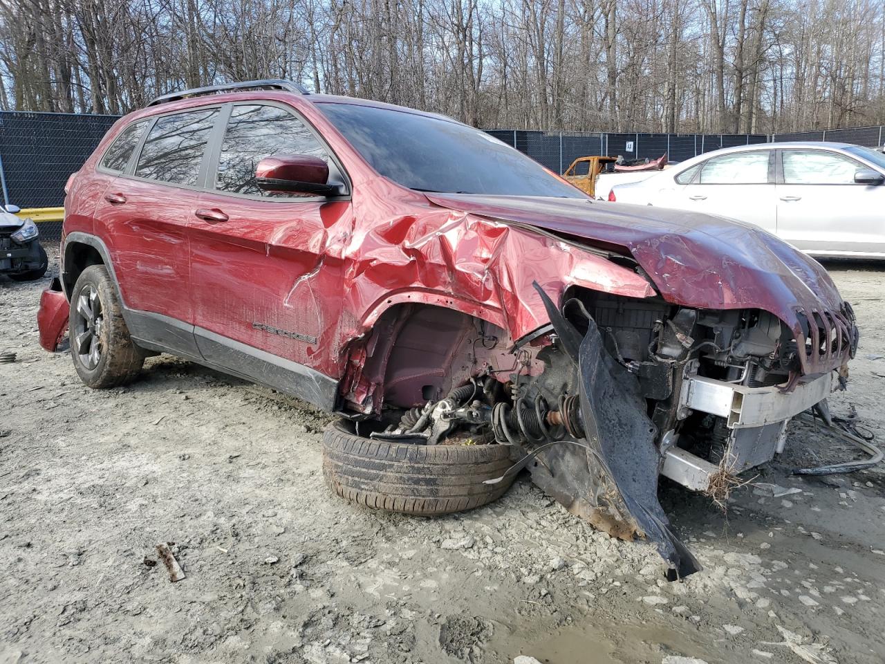 2020 Jeep Grand Cherokee VIN 1C4PJMLX2LD622771 Copart auction photo, front end / undercarriage damage thumbnail 4