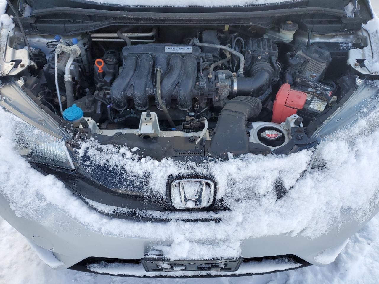 2015 Honda Fit VIN 3HGGK5H55FM764679 Copart auction photo, front end / side damage thumbnail 11
