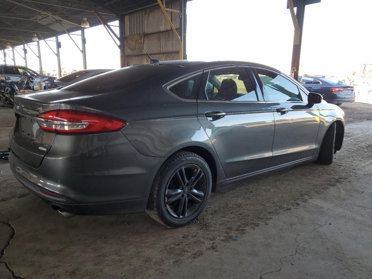 2018 Ford Fusion VIN 3FA6P0HD6JR225026 Copart auction photo, front end damage thumbnail 3