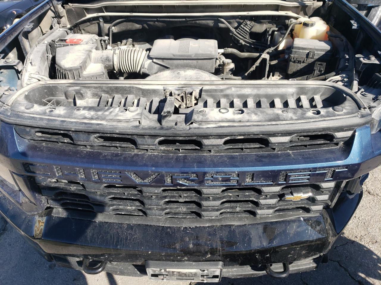 2022 Chevrolet Silverado VIN 2GC4YME73N1209932 Copart auction photo, front end / side damage thumbnail 11