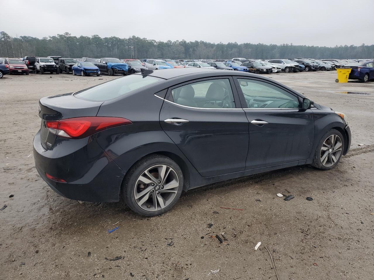 2014 Hyundai Elantra VIN 5NPDH4AE2EH482069 Copart auction photo, front end damage thumbnail 3