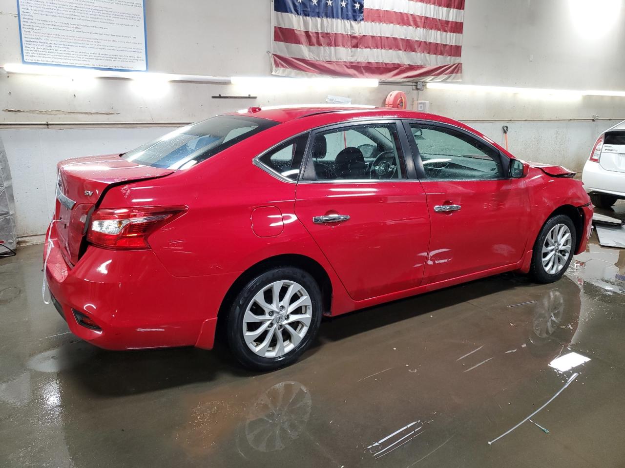 2018 Nissan Sentra VIN 3N1AB7APXJL632367 Copart auction photo, front end / rear end damage thumbnail 3
