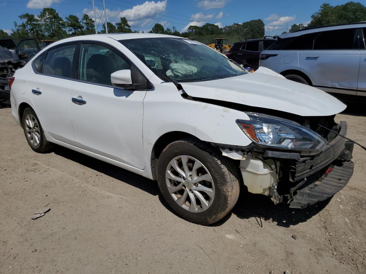 2018 Nissan Sentra VIN 3N1AB7APXJY326904 Copart auction photo, front end damage thumbnail 4