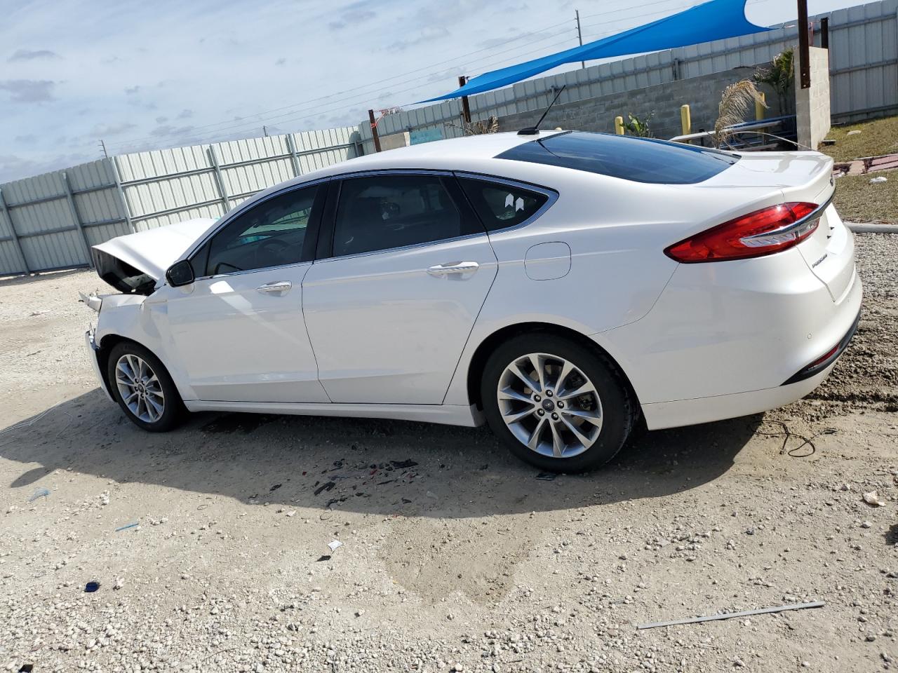 2017 Ford Fusion VIN 3FA6P0HD8HR250374 Copart auction photo, front end damage thumbnail 2