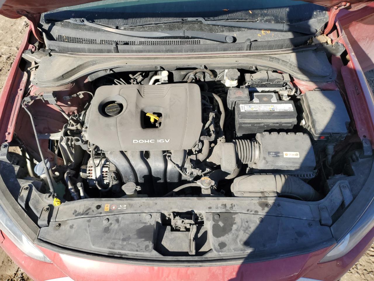 2018 Hyundai Elantra VIN 5NPD84LF2JH305733 Copart auction photo, rear end / front end damage thumbnail 11