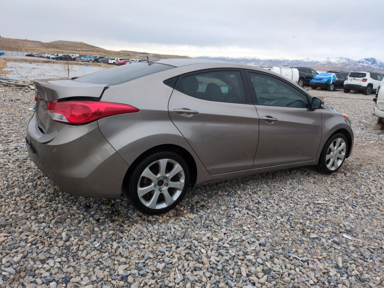 2011 Hyundai Elantra VIN 5NPDH4AE7BH038696 Copart auction photo, rear end damage thumbnail 3