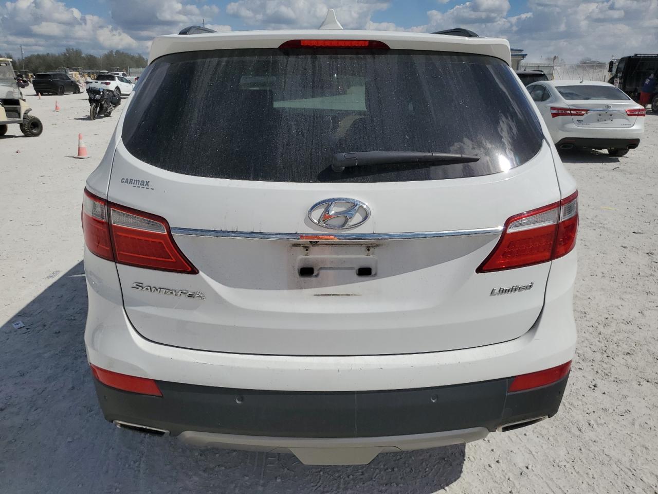 2014 Hyundai Santa Fe VIN KM8SR4HF8EU062689 Copart auction photo, front end damage thumbnail 6