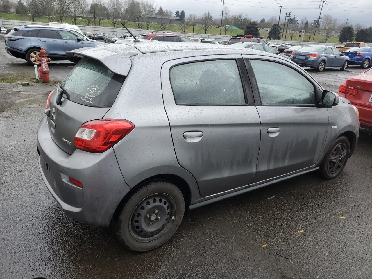 2019 Mitsubishi Mirage VIN ML32A3HJ2KH010668 Copart auction photo, side damage thumbnail 3