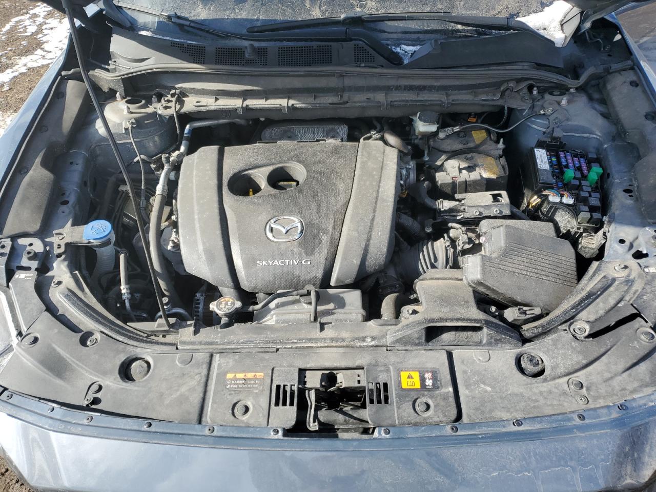 2022 Mazda CX-5 VIN JM3KFBCM4N1543507 Copart auction photo, side / front end damage thumbnail 12