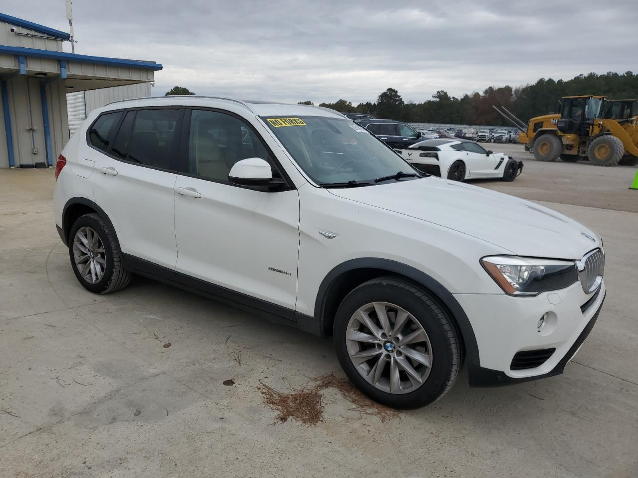2017 BMW X3 VIN 5UXWZ7C32H0V93952 Copart auction photo, side damage thumbnail 4