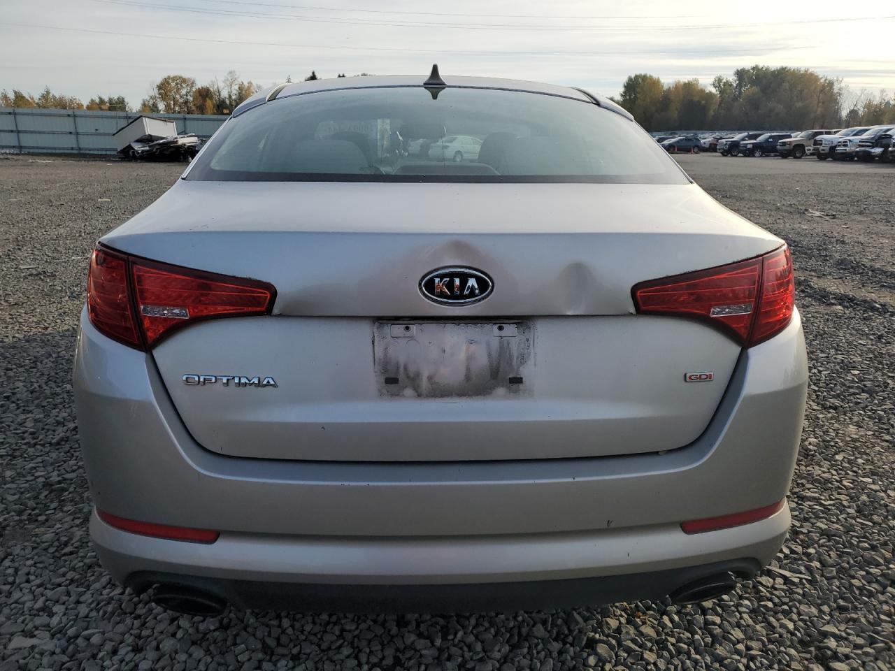 2012 KIA Optima VIN KNAGM4A78C5294581 Copart auction photo, side / rear end damage thumbnail 6