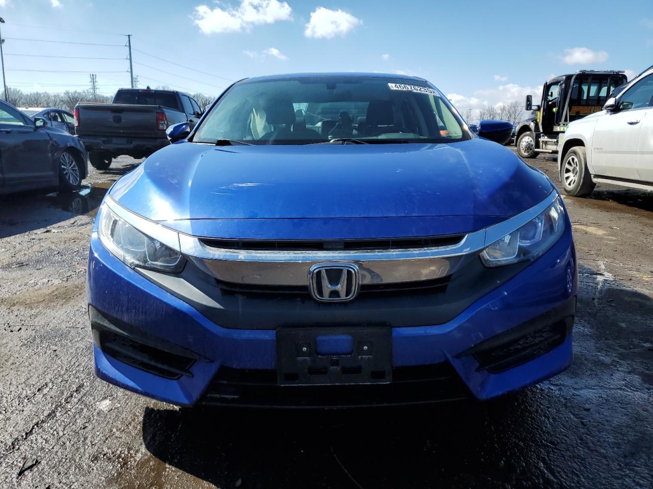 2016 Honda Civic VIN 19XFC2F59GE006154 Copart auction photo, side / rear end damage thumbnail 5