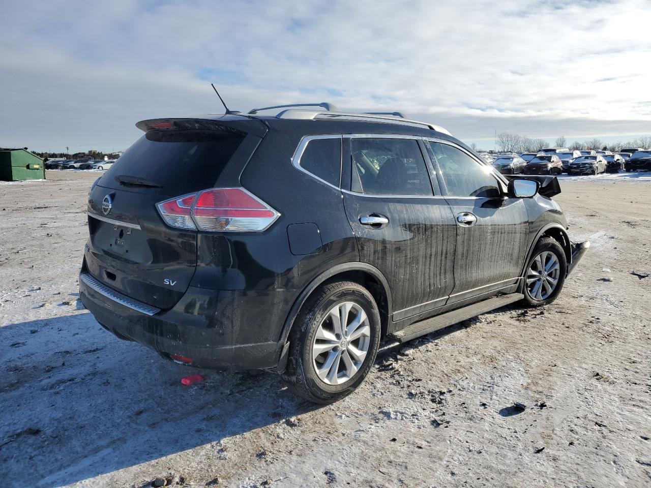2016 Nissan Rogue VIN 5N1AT2MT0GC918721 Copart auction photo, front end / side damage thumbnail 3