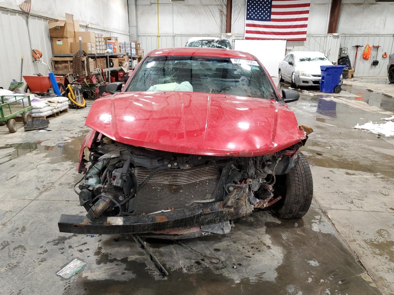 2013 Dodge Avenger VIN 1C3CDZAB0DN530164 Copart auction photo, front end / rear end damage thumbnail 5