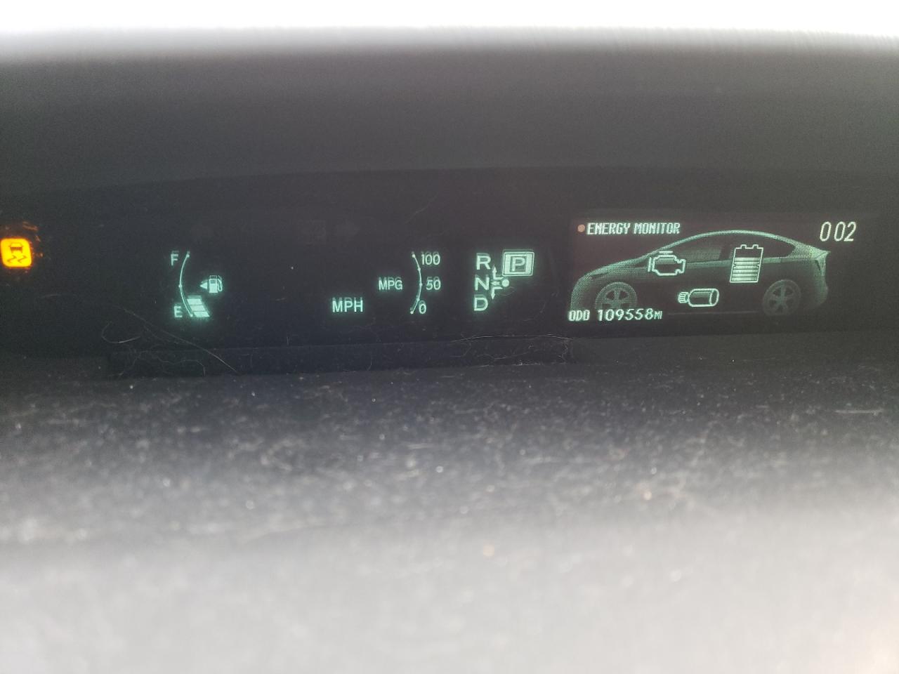 2012 Toyota Prius VIN JTDKN3DU9C1607294 Copart auction photo, rear end / side damage thumbnail 9