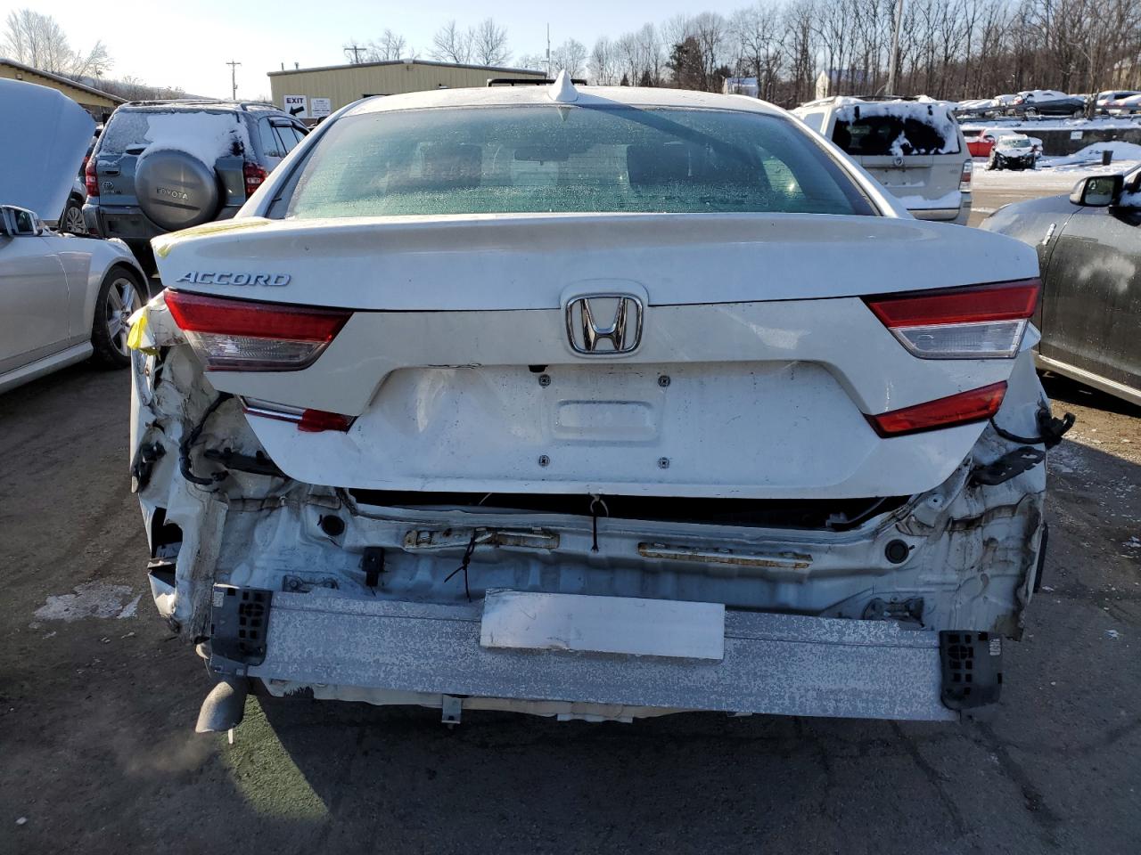 2019 Honda Accord VIN 1HGCV1F19KA102089 Copart auction photo, rear end / minor dent/scratches damage thumbnail 6