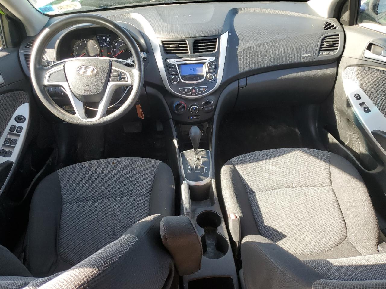 2013 Hyundai Accent VIN KMHCT5AE0DU122458 Copart auction photo, rear end / front end damage thumbnail 8