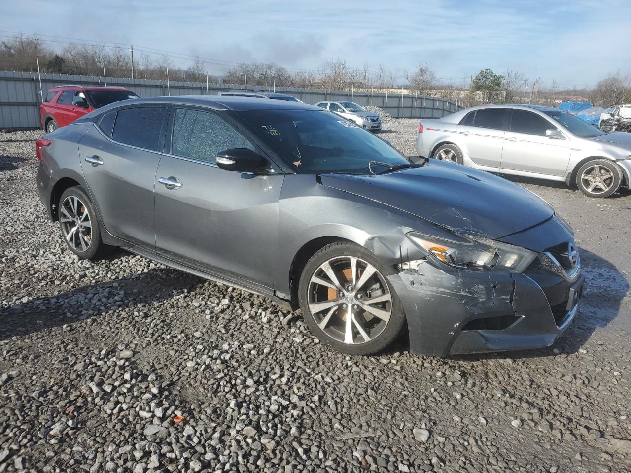 2017 Nissan Maxima VIN 1N4AA6AP6HC405733 Copart auction photo, front end damage thumbnail 4