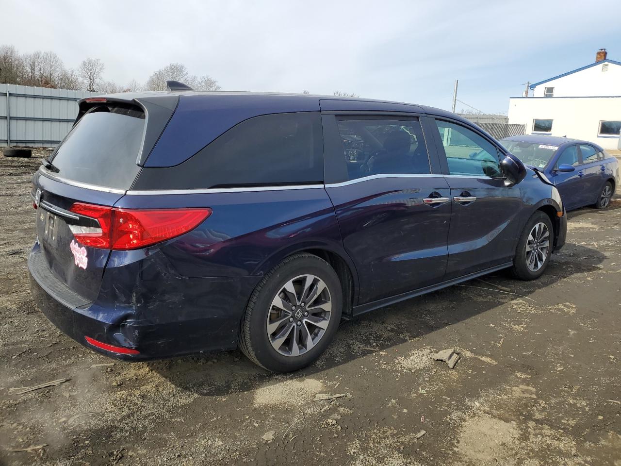 2023 Honda Odyssey VIN 5FNRL6H63PB071750 Copart auction photo, front end damage thumbnail 3
