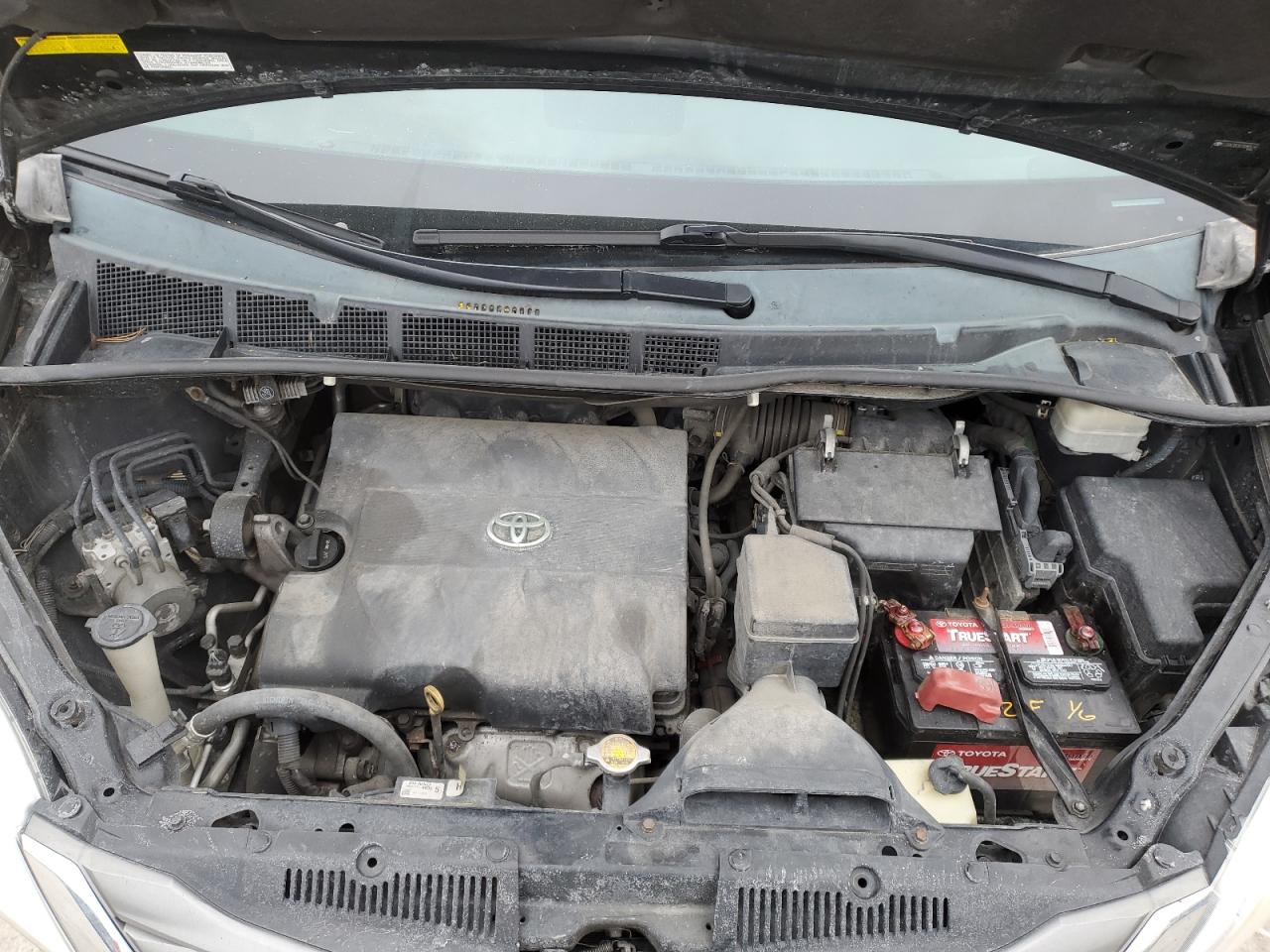 2014 Toyota Sienna VIN 5TDDK3DC6ES086534 Copart auction photo, front end / undercarriage damage thumbnail 12