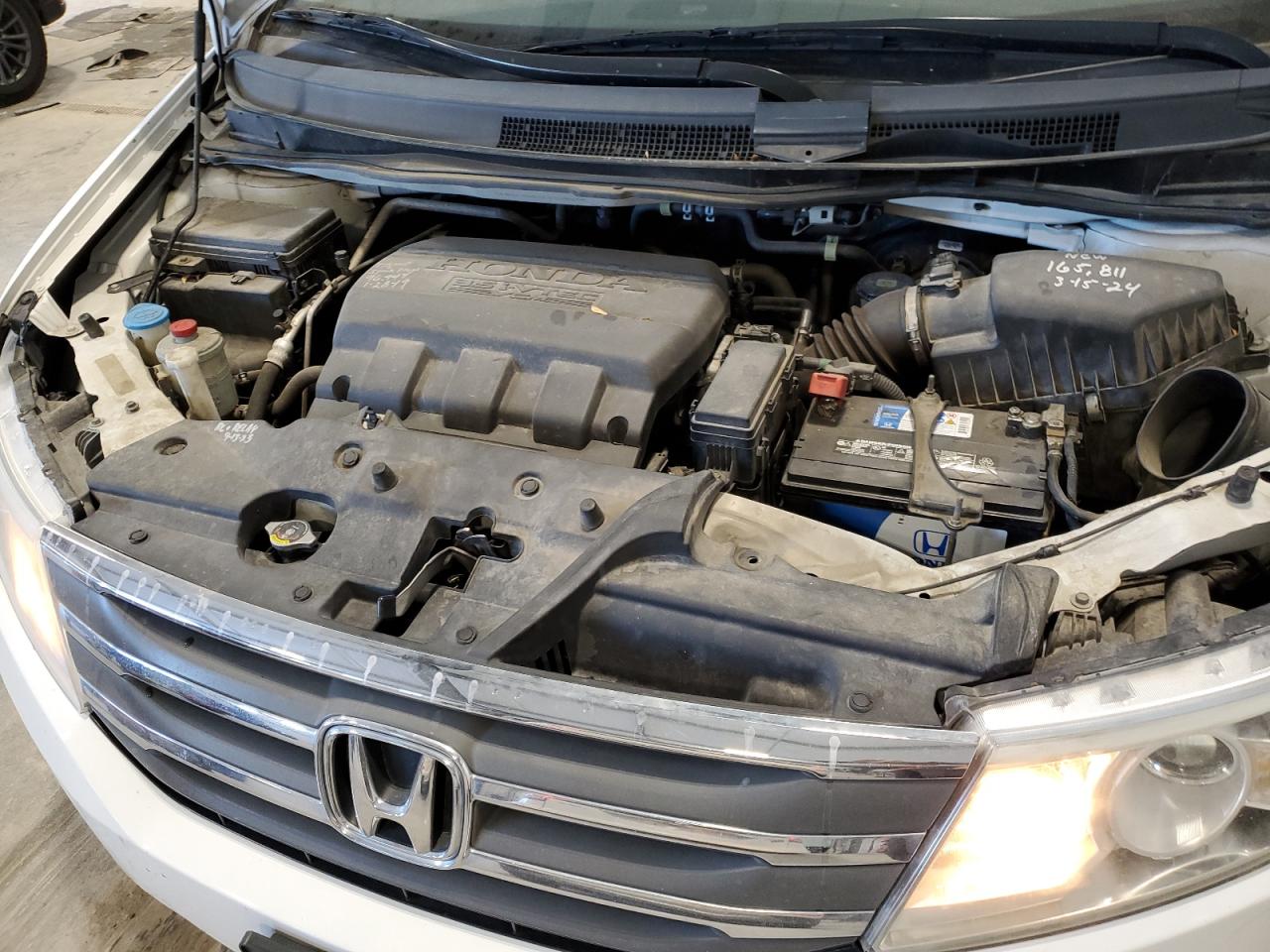 2012 Honda Odyssey VIN 5FNRL5H62CB038520 Copart auction photo, side damage thumbnail 14