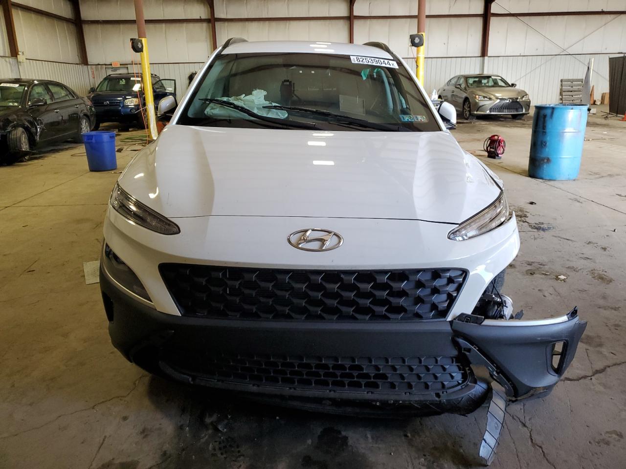 2023 Hyundai Kona VIN KM8K6CAB4PU043537 Copart auction photo, front end / side damage thumbnail 5