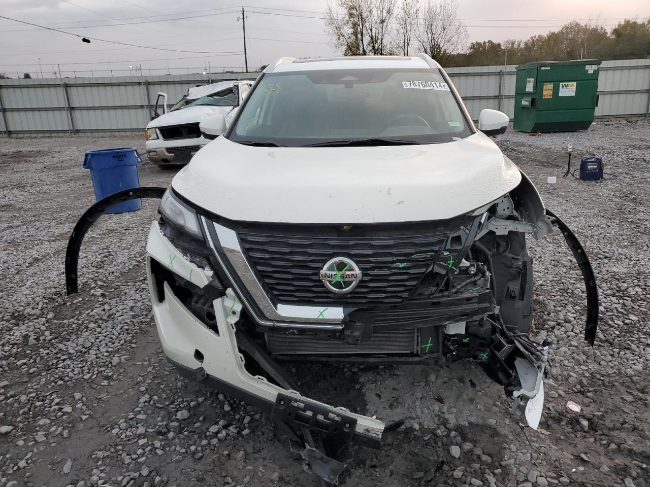 2021 Nissan Rogue VIN 5N1AT3CA0MC813517 Copart auction photo, front end damage thumbnail 5