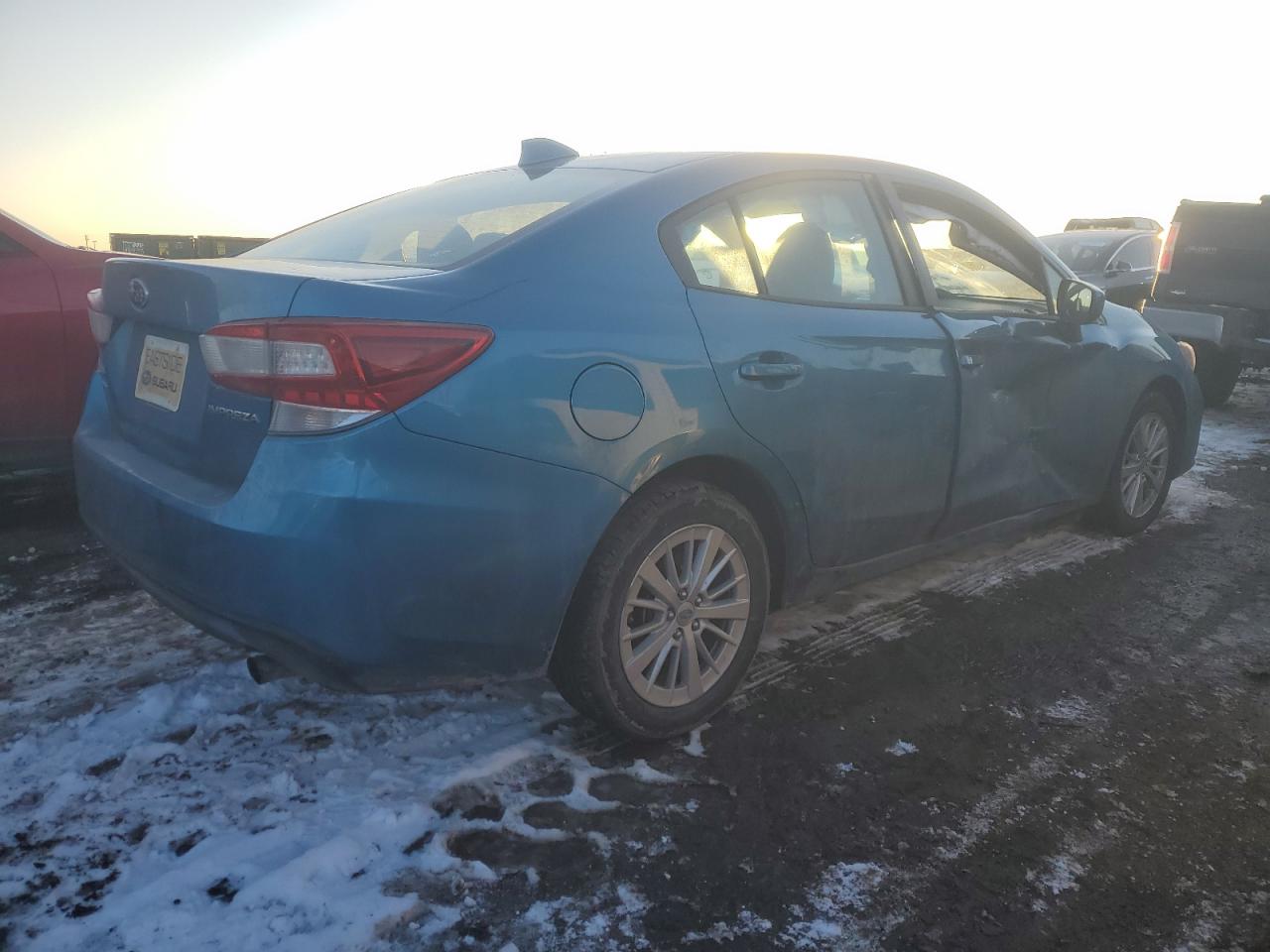 2018 Subaru Impreza VIN 4S3GKAD65J3610666 Copart auction photo, side damage thumbnail 3