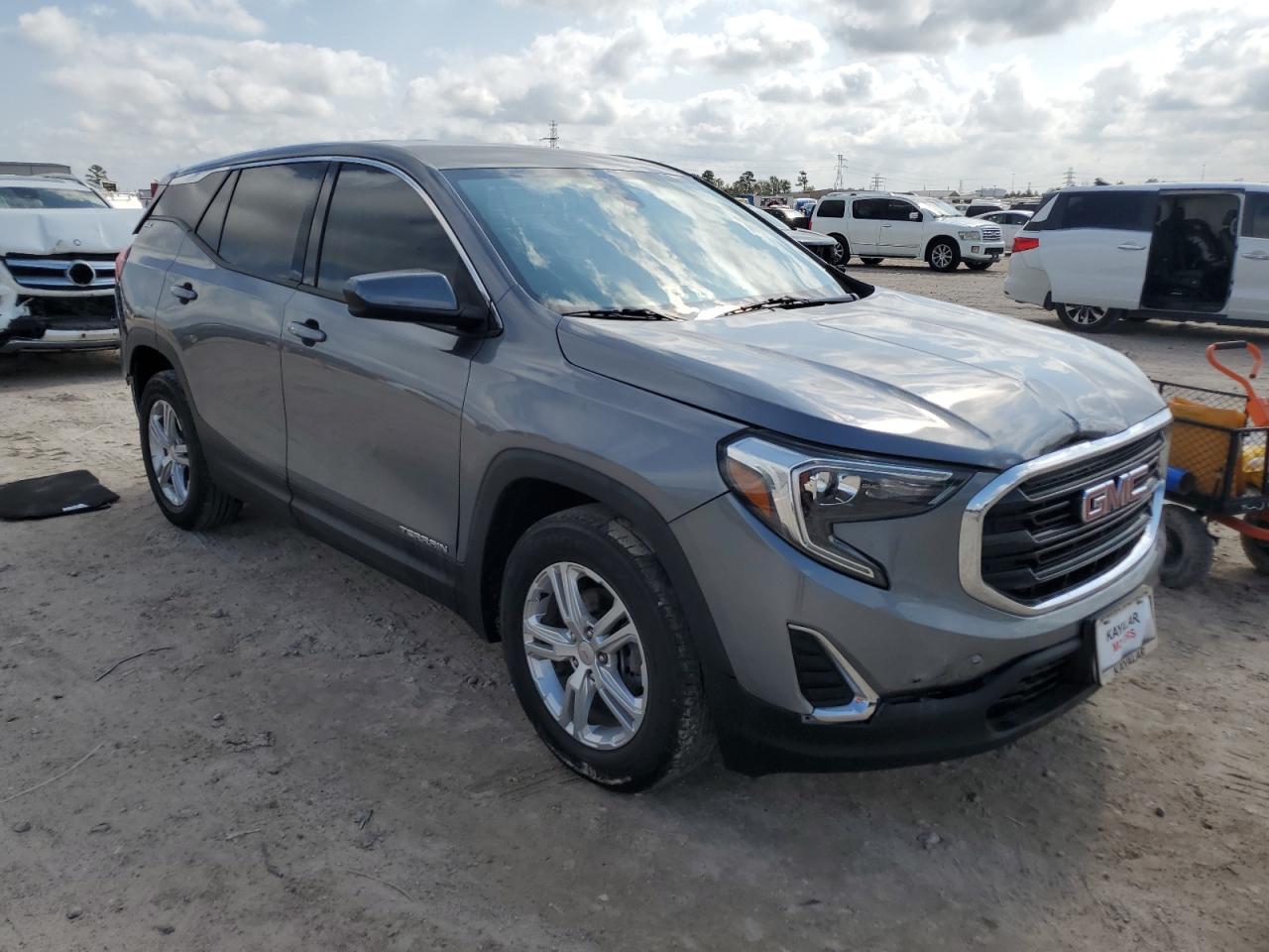 2020 GMC Terrain VIN 3GKALMEV7LL101166 Copart auction photo, rear end / front end damage thumbnail 4