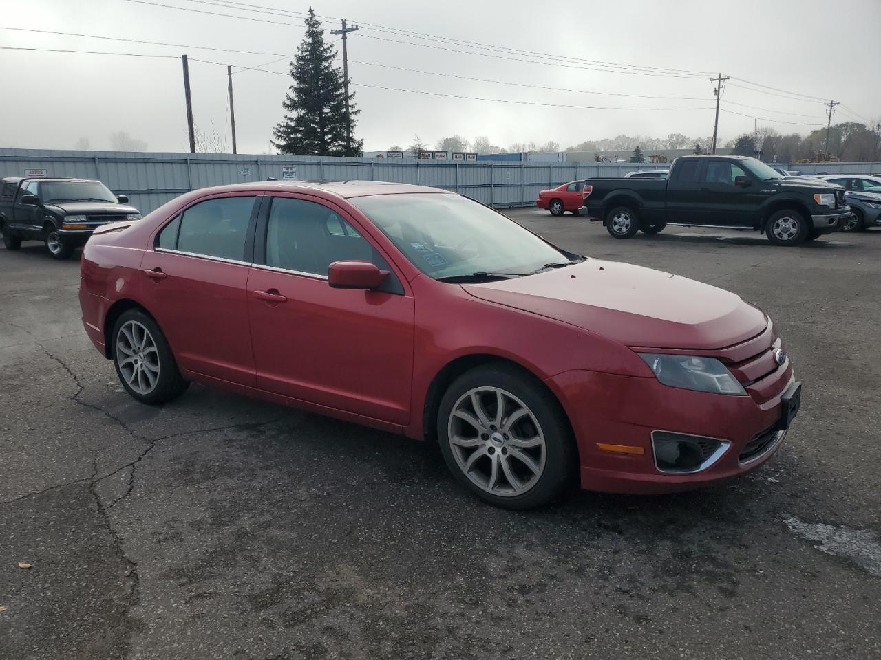 2012 Ford Fusion VIN 3FAHP0HA2CR269414 Copart auction photo, rear end damage thumbnail 4