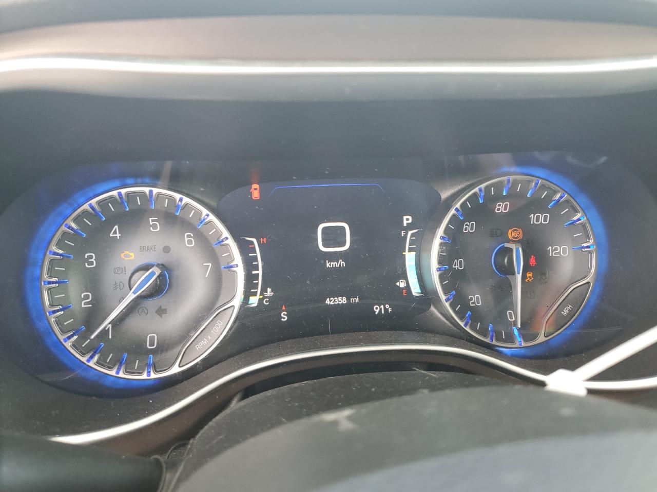 2017 Chrysler Pacifica VIN 2C4RC1EG5HR614473 Copart auction photo, front end damage thumbnail 9