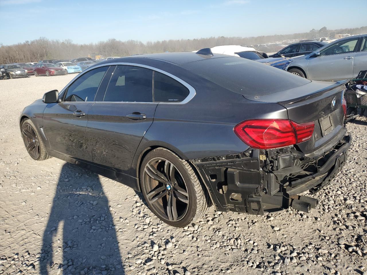 2018 BMW 4er VIN WBA4J1C54JBG80714 Copart auction photo, rear end damage thumbnail 2