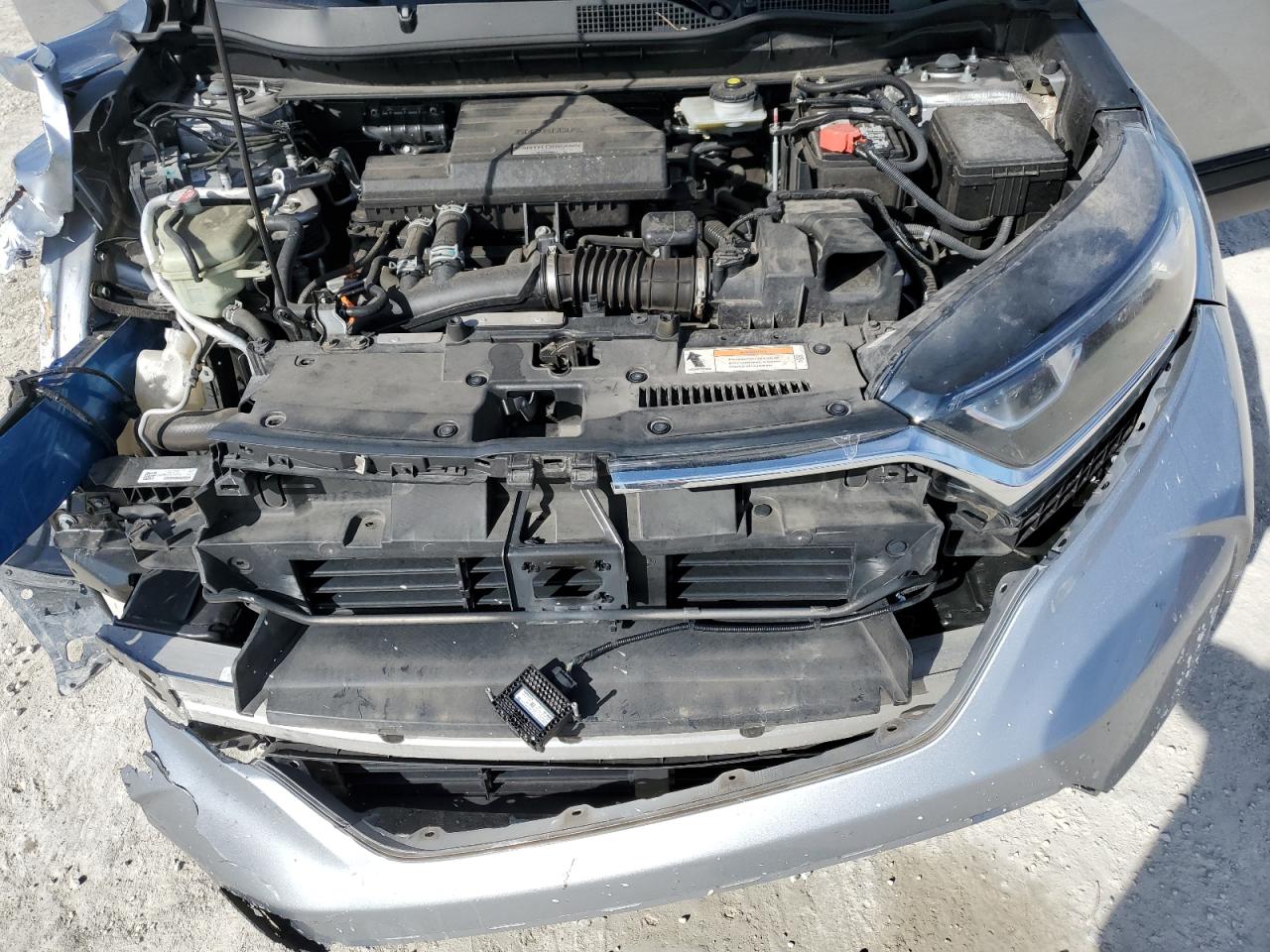 2019 Honda CR-V VIN 5J6RW1H59KA008407 Copart auction photo, front end / side damage thumbnail 12