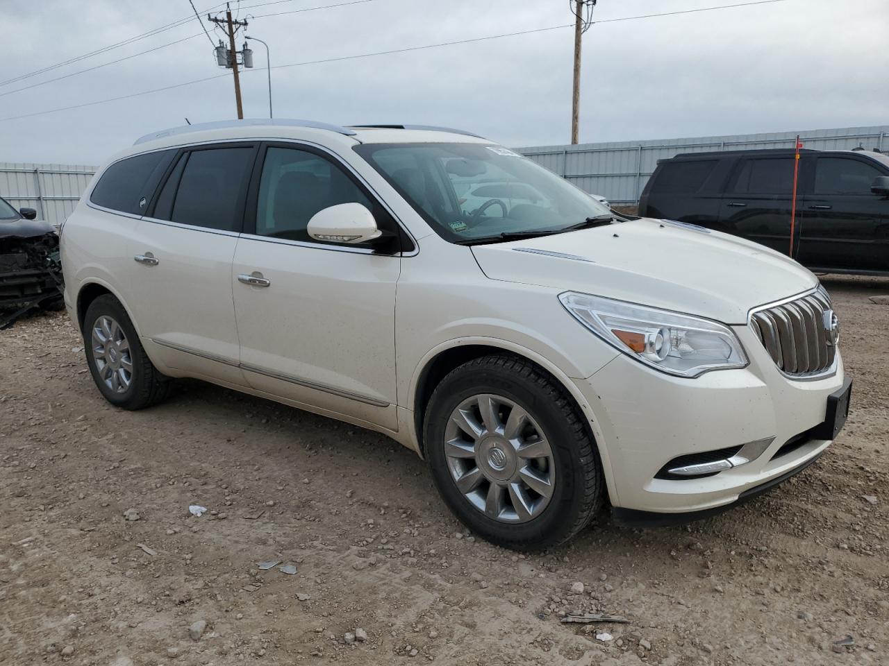 2014 Buick Enclave VIN 5GAKVBKD1EJ346843 Copart auction photo, side damage thumbnail 4