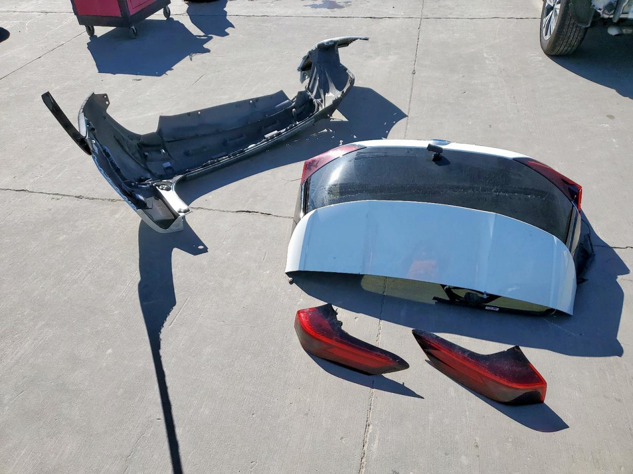 2021 Nissan Rogue VIN 5N1AT3BA7MC784339 Copart auction photo, rear end damage thumbnail 13