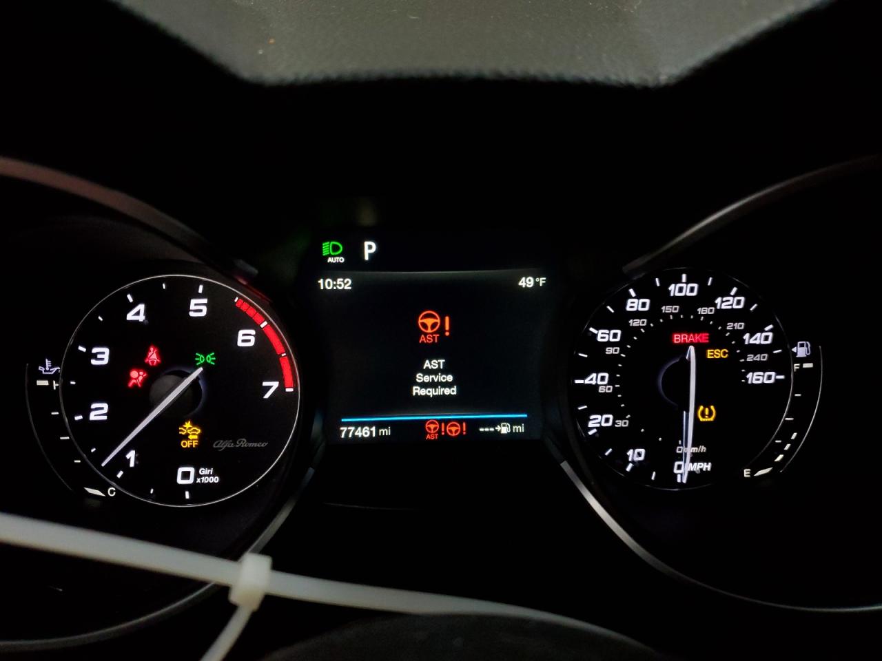 2018 Alfa Romeo Stelvio VIN ZASFAKBN1J7B66264 Copart auction photo, front end damage thumbnail 9
