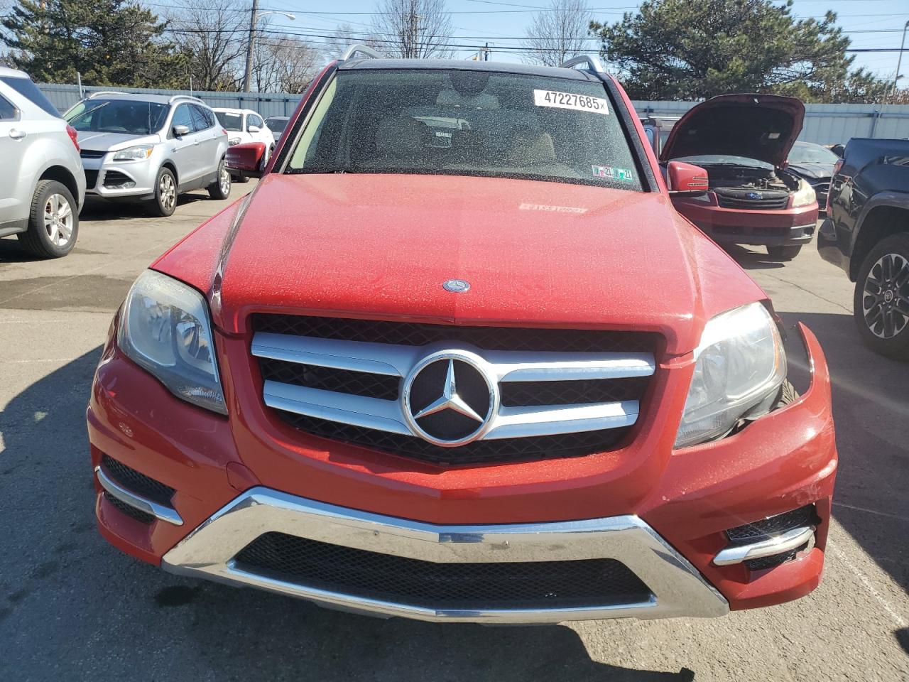 2013 Mercedes-Benz GLK-klasse VIN WDCGG8JB6DG131093 Copart auction photo, front end damage thumbnail 5