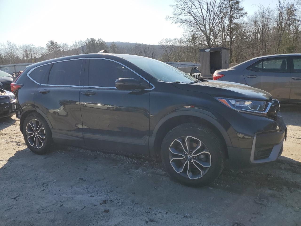 2020 Honda CR-V VIN 5J6RW2H59LA000430 Copart auction photo, side / undercarriage damage thumbnail 4